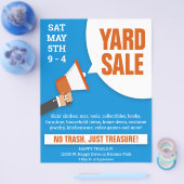 Yard Sale Flyer Sjabloon (Enkel)