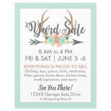 Yard Sale Flyer Sjabloon