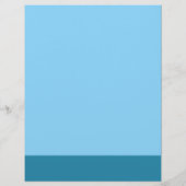 Yard Sale Flyer Sjabloon (Aqua Blue) (Achterkant)