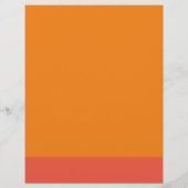 Yard Sale Flyer Sjabloon (Desert Sinaasappel) (Achterkant)