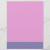 Yard Sale Flyer Sjabloon (ROZE & LAVENDEL) (Achterkant)