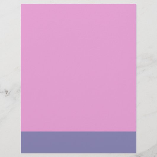 Yard Sale Flyer Sjabloon (ROZE & LAVENDEL) (Achterkant)