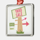 Yard Sale Metalen Ornament (Links)