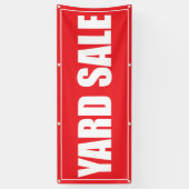 Yard Sale Outdoor Banner (Verticaal)