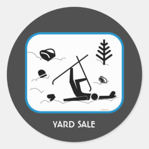 Yard Sale Ronde Sticker