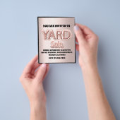 Yard Sale Roze Blush Poeder Glitter Flyer (Hand)