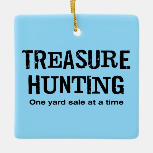 Yard Sale Shopping Keramisch Ornament (Voorkant)