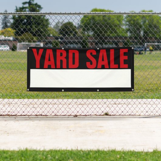 Yard Sale Spandoek (Insitu)