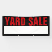 Yard Sale Spandoek (Horizontaal)