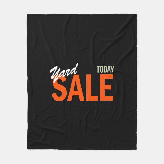 Yard Sale Vandaag Fleece Deken (Voorkant)