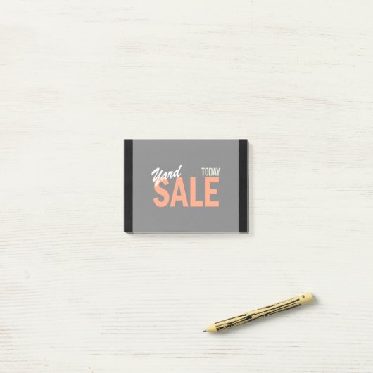 Yard Sale Vandaag Post-it® Notes (Op bureau)