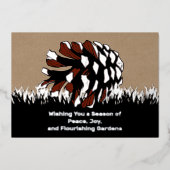 Yard Service Kerst Folie Zakelijke vakantie Kaart (Voorkant)