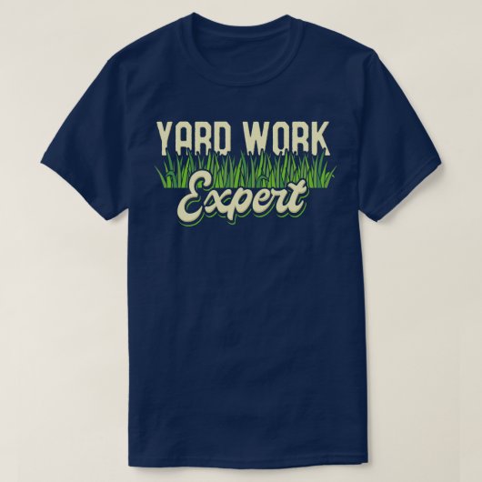 Yard Work Expert grasmaaier T-shirt (Design voorkant)