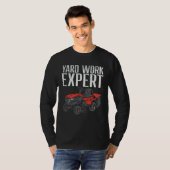 Yard Work Expert Lawn Mower Pap T-shirt (Voorkant volledig)