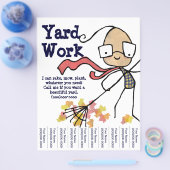 Yard Work Flyer (Enkel)