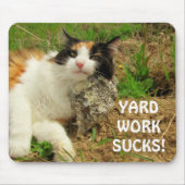 Yard Work Sucks Muismat (Voorkant)