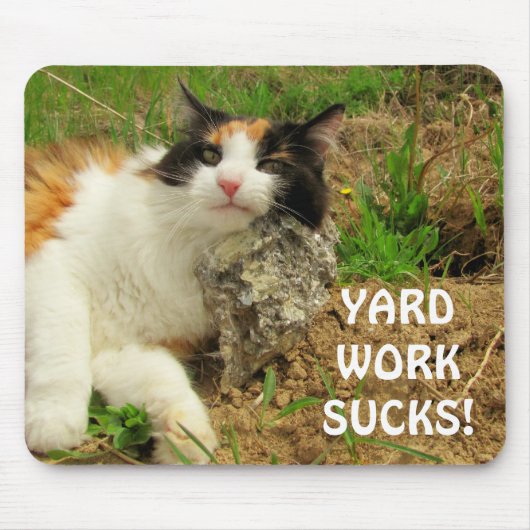 Yard Work Sucks Muismat (Voorkant)