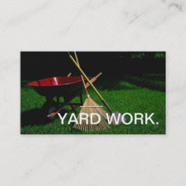 YARD WORK VISITEKAARTJE