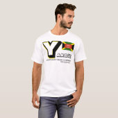 YARDIE. Basic T-shirt voor heren (Voorkant volledig)