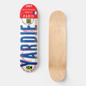 YARDIE IN PARIJS 8 1/4" Skateboard Deck (Voorkant)
