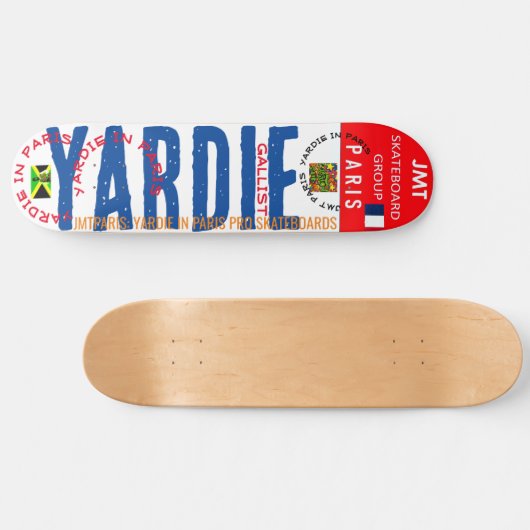YARDIE IN PARIJS 8 1/4" Skateboard Deck (Horizontaal)