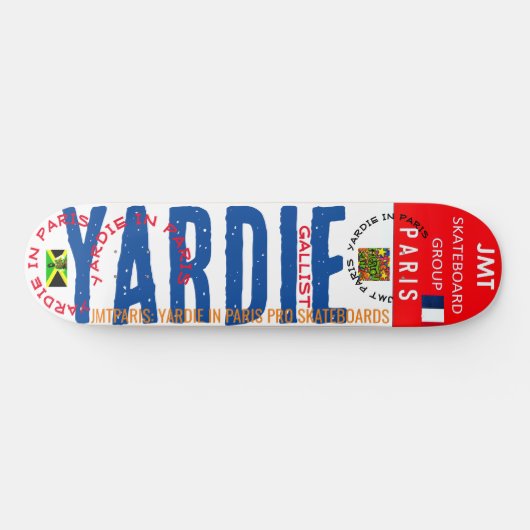 YARDIE IN PARIJS 8 1/4" Skateboard Deck (Horizontaal)