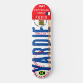 YARDIE IN PARIJS 8 1/4" Skateboard Deck (Voorkant)