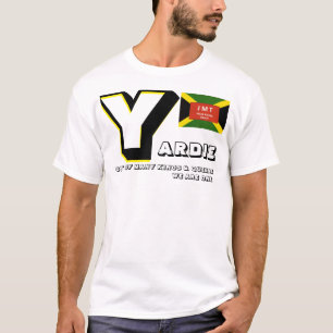 YARDIE. Mannen Basic Tshirt
