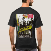 YARDIE ONE. Basic T-shirt in het donker (Achterkant)