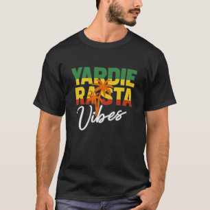 Yardie Rasta Vibes Jamaica Jamaicaanse Reggae Muzi T-shirt