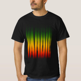 Yardie Wazig Effect Typografie Rasta Reggae T-shirt