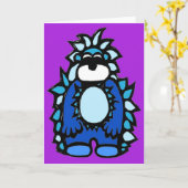 Yardley the Yeti note cards Kaart (Gele Bloem)