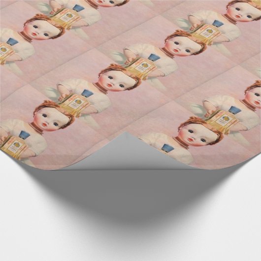 Yardley uit de jaren 1950 en Madame Alexander-pop Cadeaupapier (Hoek)