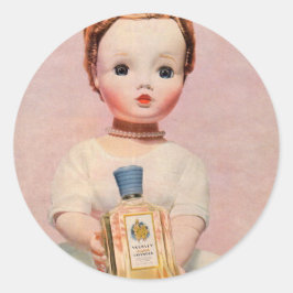 Yardley uit de jaren 1950 en Madame Alexander-pop Ronde Sticker