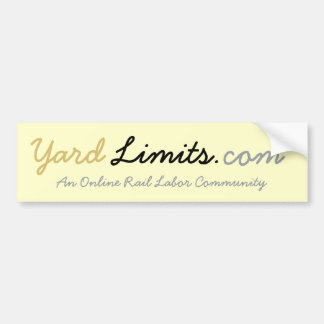 YardLimits.com-Bumpersticker Bumpersticker
