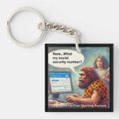 Yarg’s First Login: Banking Like a Caveman Sleutelhanger (voorkant)