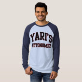 Yari's Autonomics softball team op shirt (Voorkant volledig)