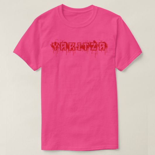 Yaritza voornaam Halloween Costume Personalized T-shirt (Design voorkant)