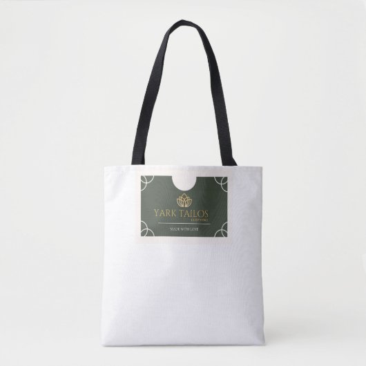 Yark Tailor: Crafted Elegance, Carried With Style Tote Bag (Voorkant)