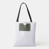 Yark Tailor: Crafted Elegance, Carried With Style Tote Bag (Achterkant)