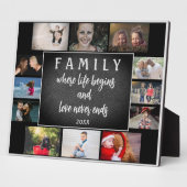 Yarly Family Gezegde Keepslag 12 Photo Collage Fotoplaat (Zijkant)