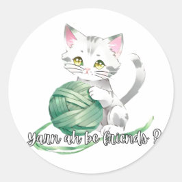 Yarn ah spelen sticker