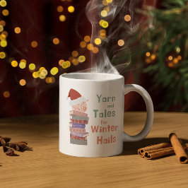 Yarn and Tales for Winter Hails Christmas Koffiemok