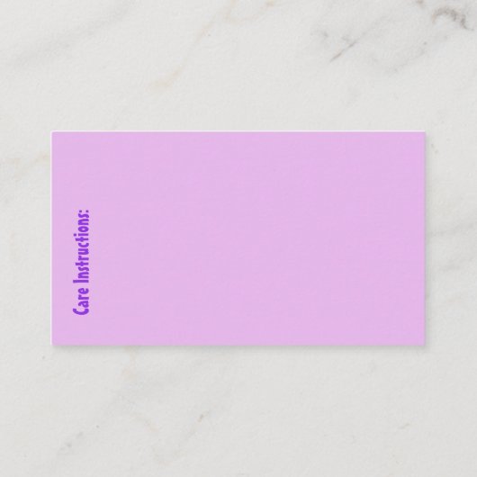 Yarn Artistic Visitekaartje (Achterkant)