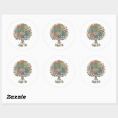 Yarn Ball Bouquet dank u sticker (Vel)