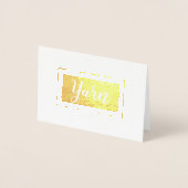 Yarn Ball Print Crafts Folie Kaarten (Voorkant)