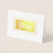 Yarn Ball Print Crafts Folie Kaarten (Voorkant)