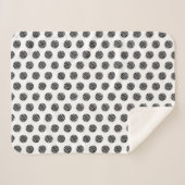 Yarn Ball Print Crafts Sherpa Deken (Voorkant (horizontaal))