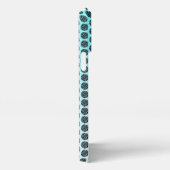 Yarn Balls Gradient Mint Patterned Phone Case iPhone Hoesje (Rechterkant)