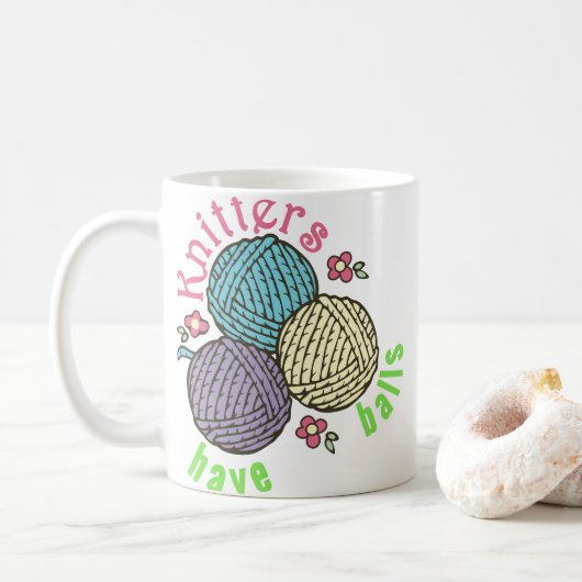 Yarn Balls Koffiemok (Met donut)